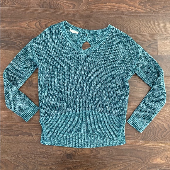 Maurice’s Knitted Women's Teal Sweater Size Small - Picture 8 of 13